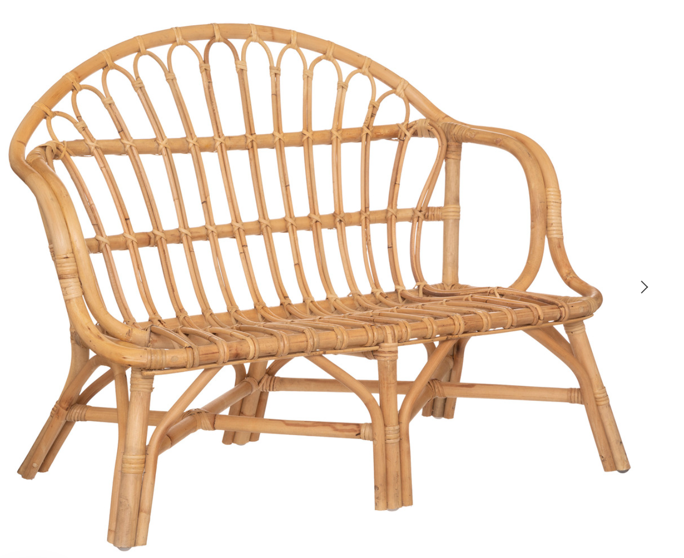 Banquette enfant rotin